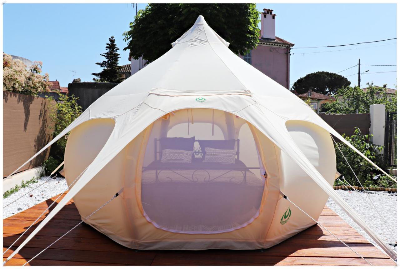 Superbe Glamping Avec Terrasse Privative 5Min Mer Канны Экстерьер фото